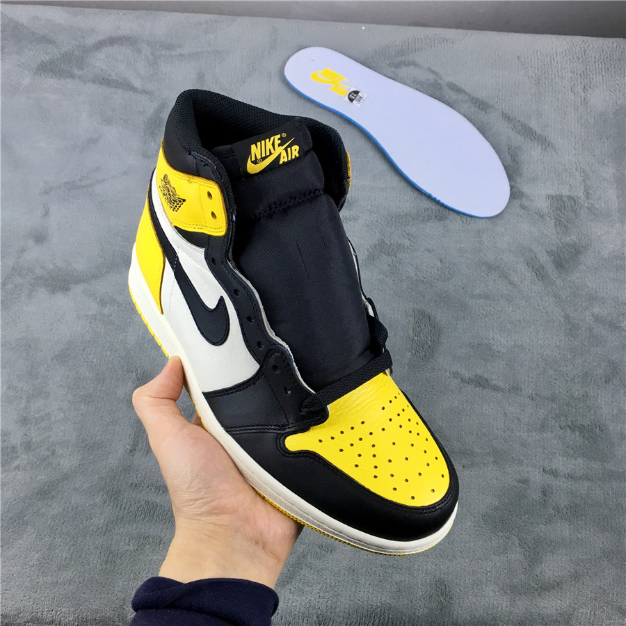 Air Jordan 1 Yellow Toe Shoes